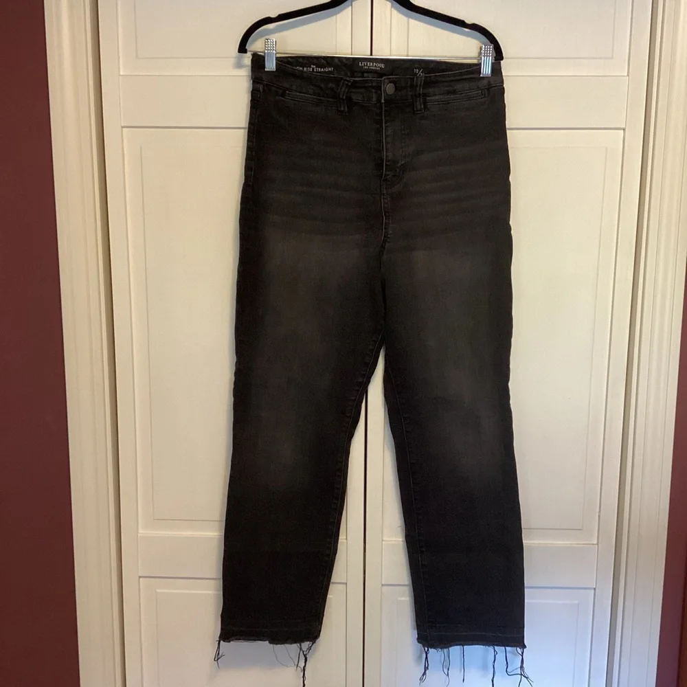 Liverpool High-Rise Straight Jeans - Picture 1 of 4